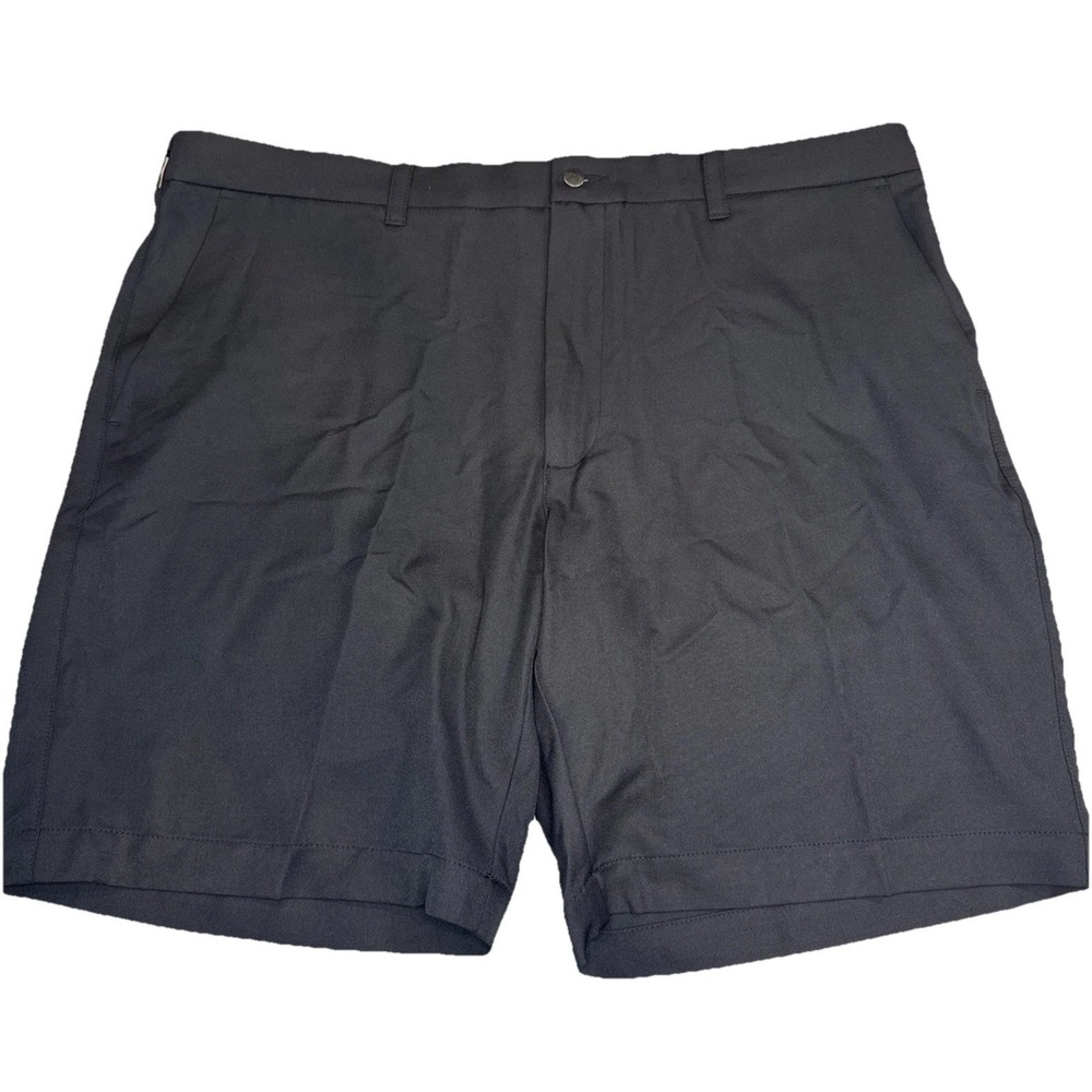 Callaway Men's Size 40 Black Golf Shorts Flat Front Stretch Polyester Blend